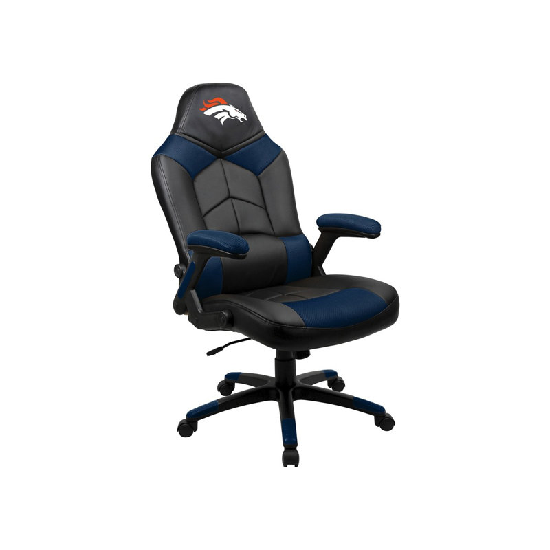 NFL Oversized Gaming Chair, Blue/Gray and Denver Broncosand