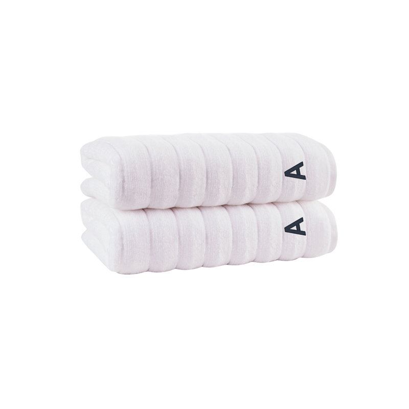 Depue 3 pcs Towel Set, A, White