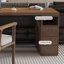 Bureaux en bois massif en L noyer clair-107520325-107520327