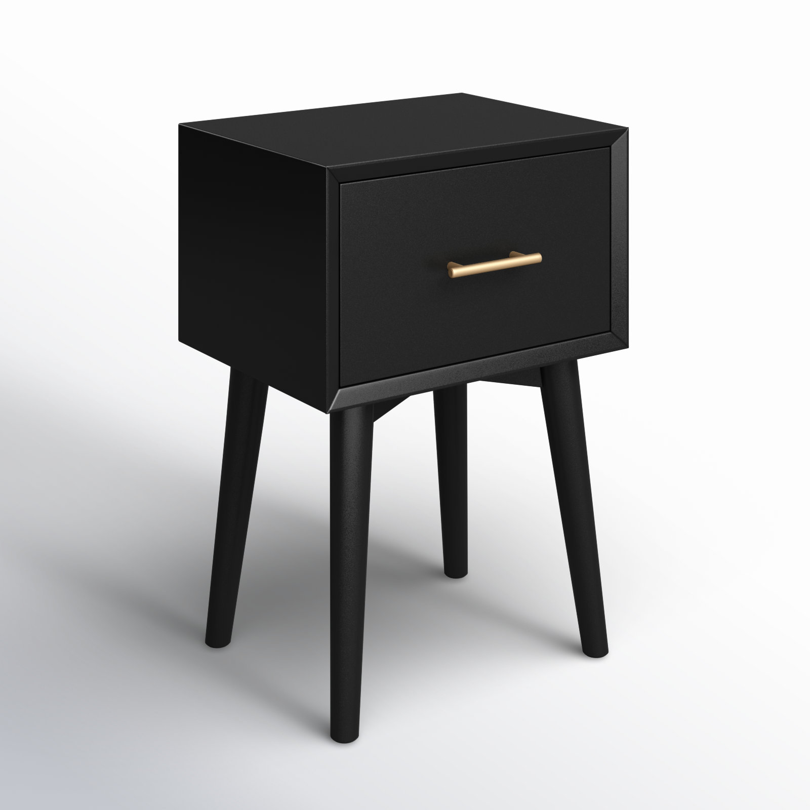 Williams 18" Mahogany End Table, Black