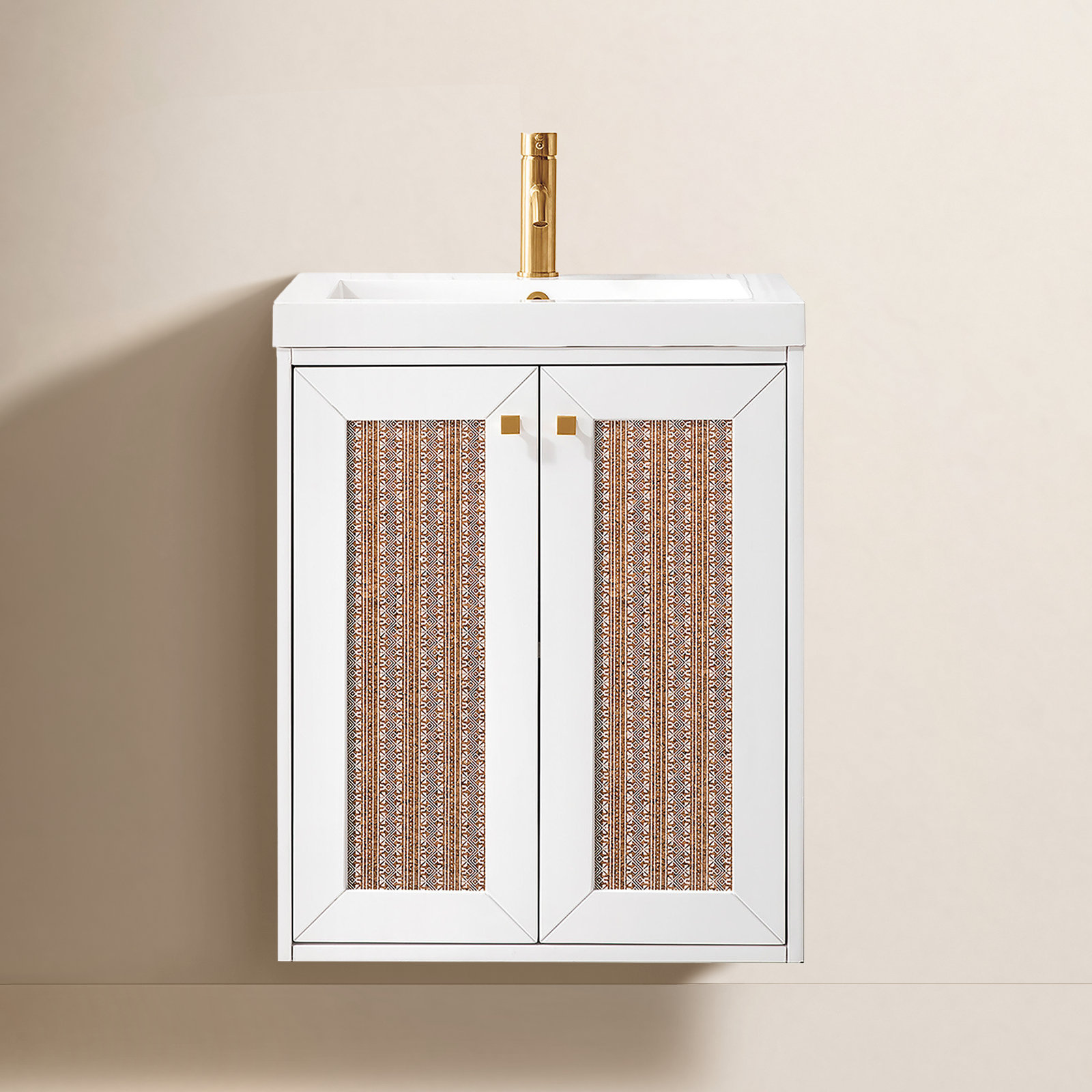Chianti 24" Single Bathroom Vanity, Glossy White