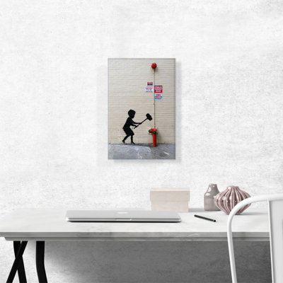 " Hammer Boy " by Banksy