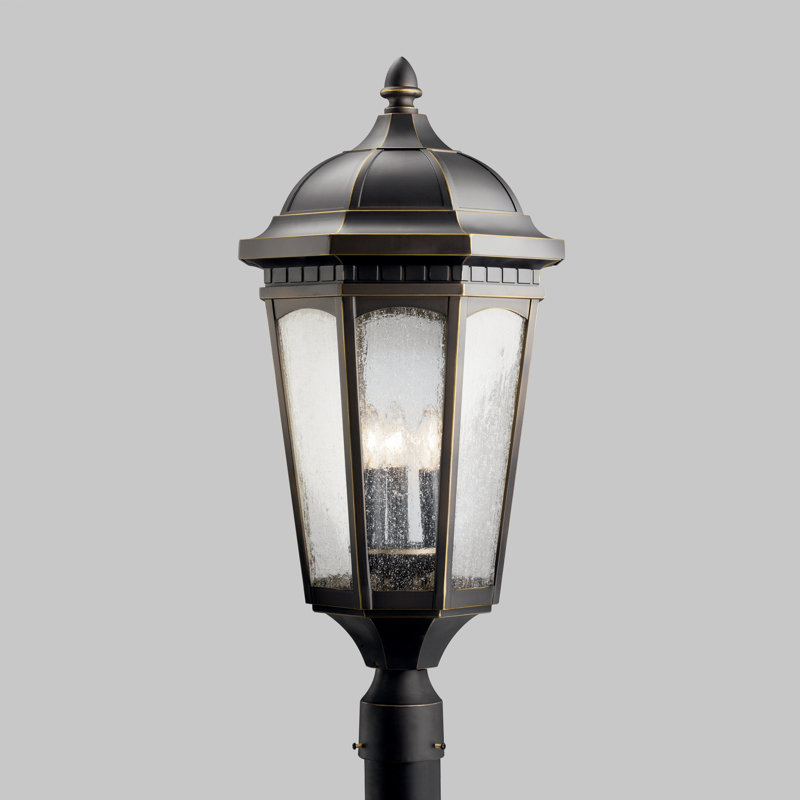 Tête de lanterne d'extérieur 3 lumières Flinders, Bronze huilé