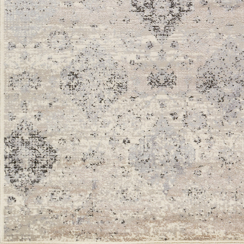 Tapis taupe/ivoire oriental Anvi, Tapis de couloir 2 pi 4 po x 7 pi 10 po