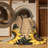 Washable Corner Sunflowers Farm Area Rug-730813549