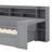 Wooden  Daybed Equipped With Storage Shelves, A Multi-Functional Design Including Two Storage Drawers, And A Study Desk-1762235004