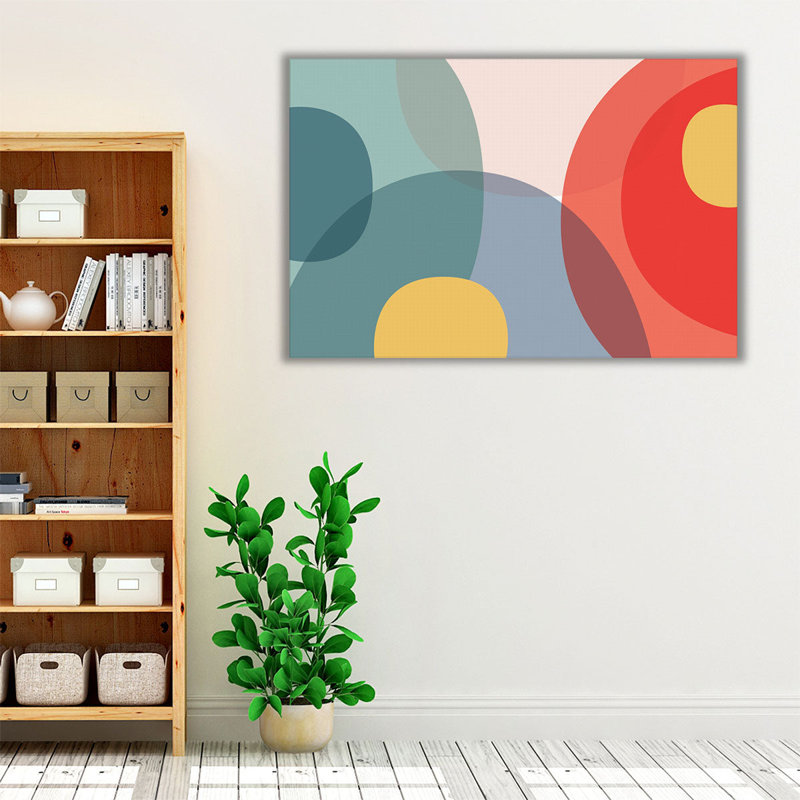 «Happy Colors 2», reproduction d'art sur toile, H 24 po x l 36 po