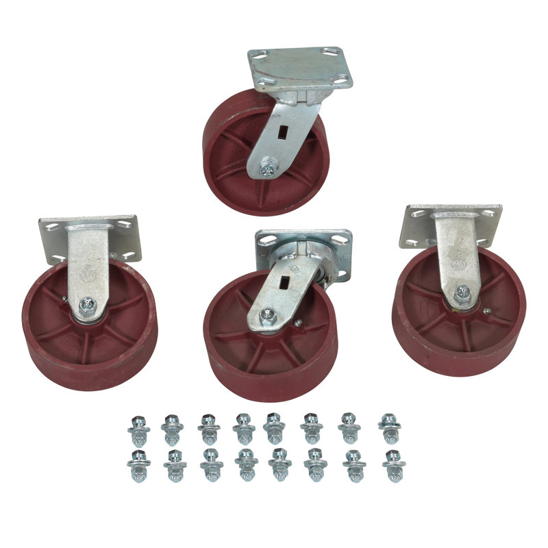 Ensemble de roulettes en acier Ductile