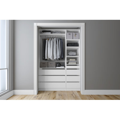 South Dakota 54" W Closet System Reach-In Sets