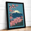 Moonlit Cherry Blossom Japandi - Framed Print-1616309601-1616309606