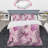 Lilac Seamless Purple Waves I Abstract Duvet Cover-973255857
