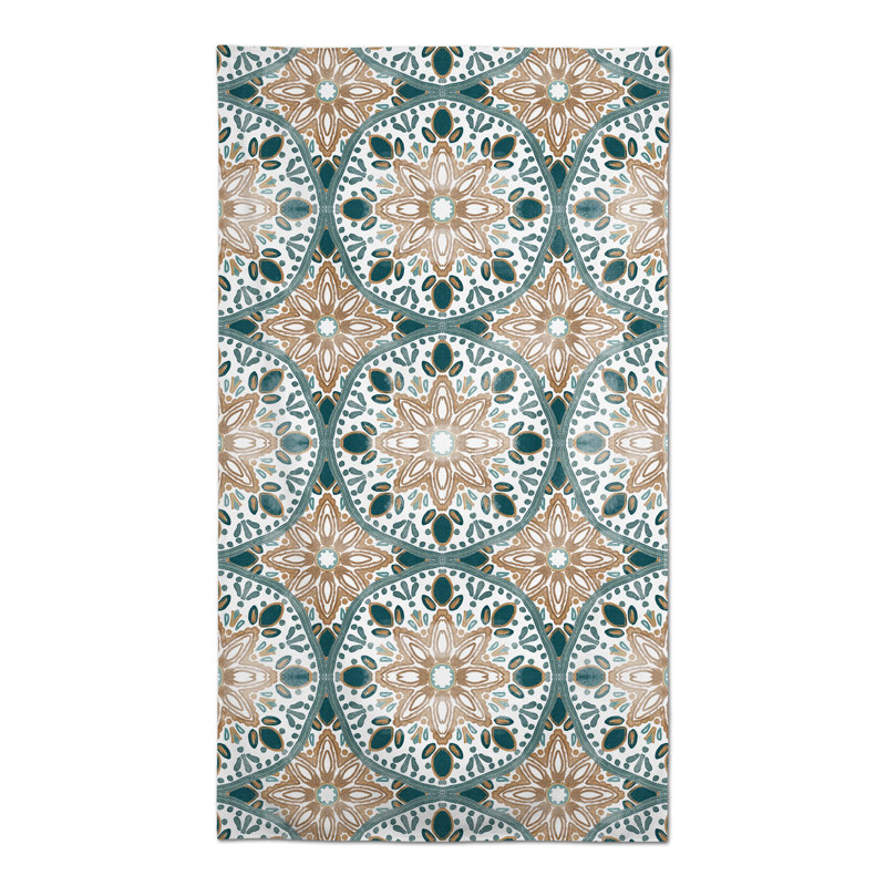 Lilli-Grace Floral Cotton Blend Tablecloth