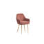 Aldegonde 47cm H Tufted Foam Padding Upholstered Metal Armchair-1376330169