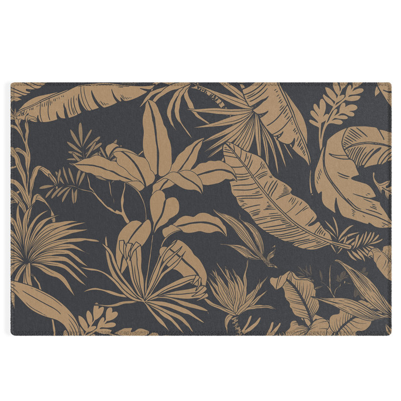 Tapis rectangulaire Kacey avec envers antidérapant, Rectangle 5 pi x 7 pi