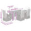 6 - Person Wicker Patio Dining Set with Rectangular Table , Cushions Included