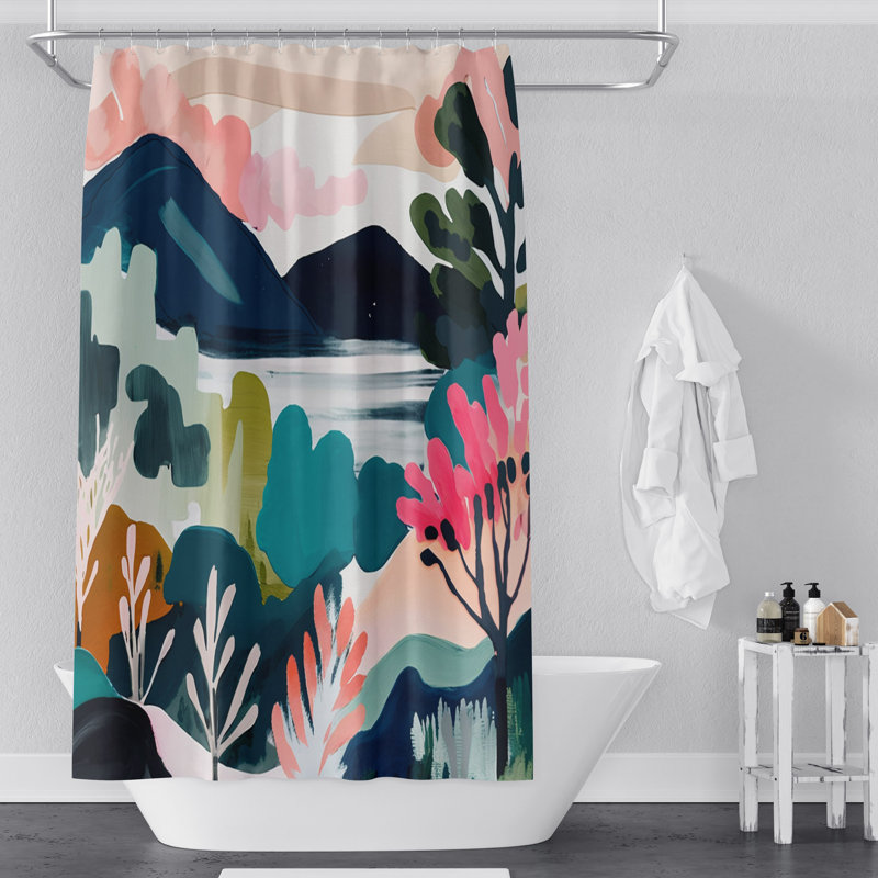 Rideau de douche Cressing, H 72 po x l 70 po