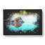 Peering Crocodile - Wrapped Canvas-56647508