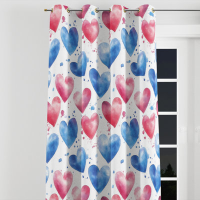 For Adolescents Love Blackout Curtains - Rideau simple avec œillets Bairo - 1 panneau