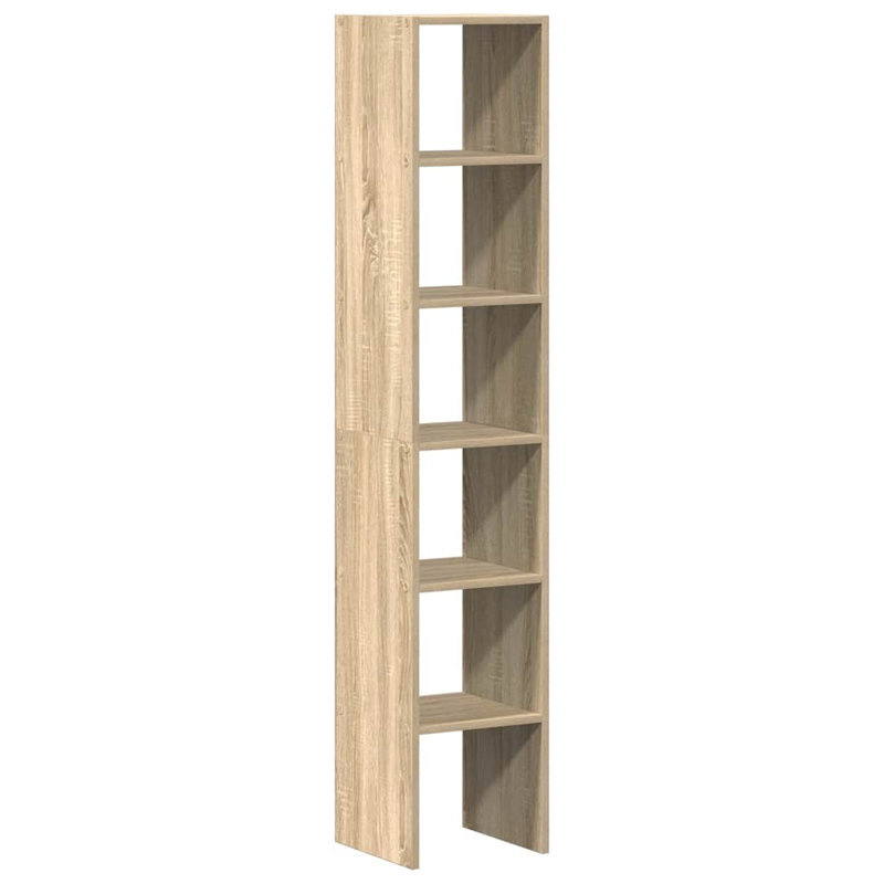 Aimi 80cm H x 30cm W Bookcase, Sonoma Oak