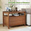 Table de chevet 32 po avec 2 tiroirs
