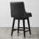 Aleksy Swivel Solid Wood Counter Stool