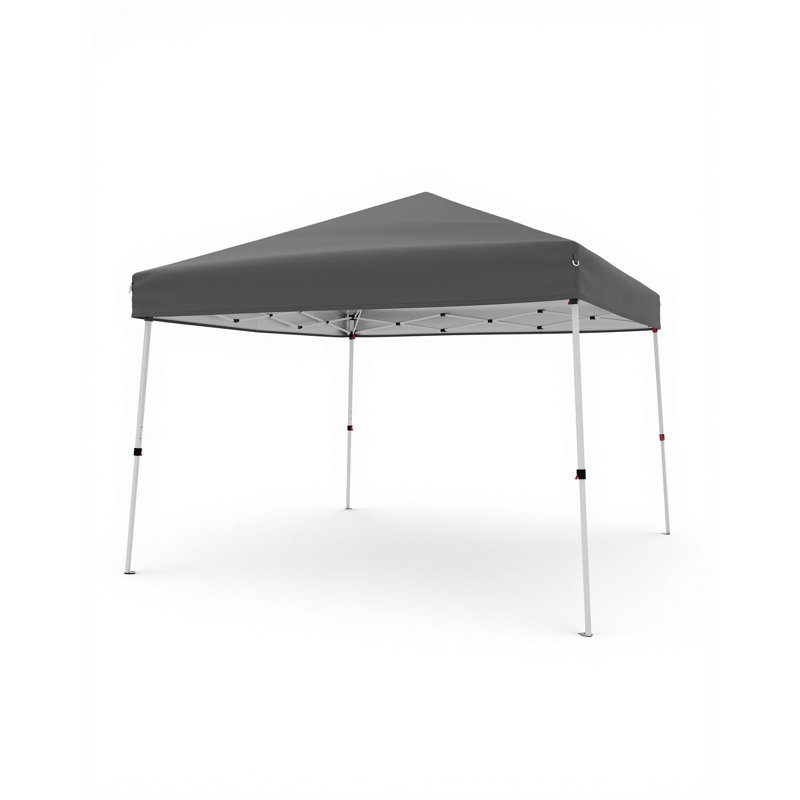 FXSGER 240cm W x 240cm D Polycarbonate Cover Retractable Patio Awning, Grey
