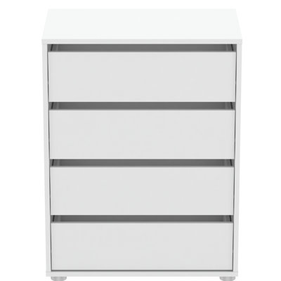 Chute 60cm W Manufactured Wood Bedside Table