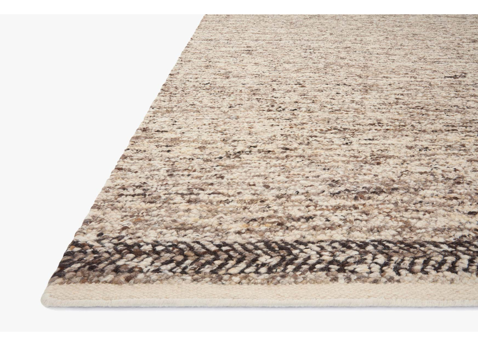 Crispin Silver Ivory Abstract Rug, Rectangle 11'6" x 15', Abstract