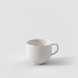 Villeroy & Boch Afina Coffee Cup, Premium Porcelain, Made in Germany, Dishwasher and Microwave Safe, 3.25 x 2.5 in, Stackable, White