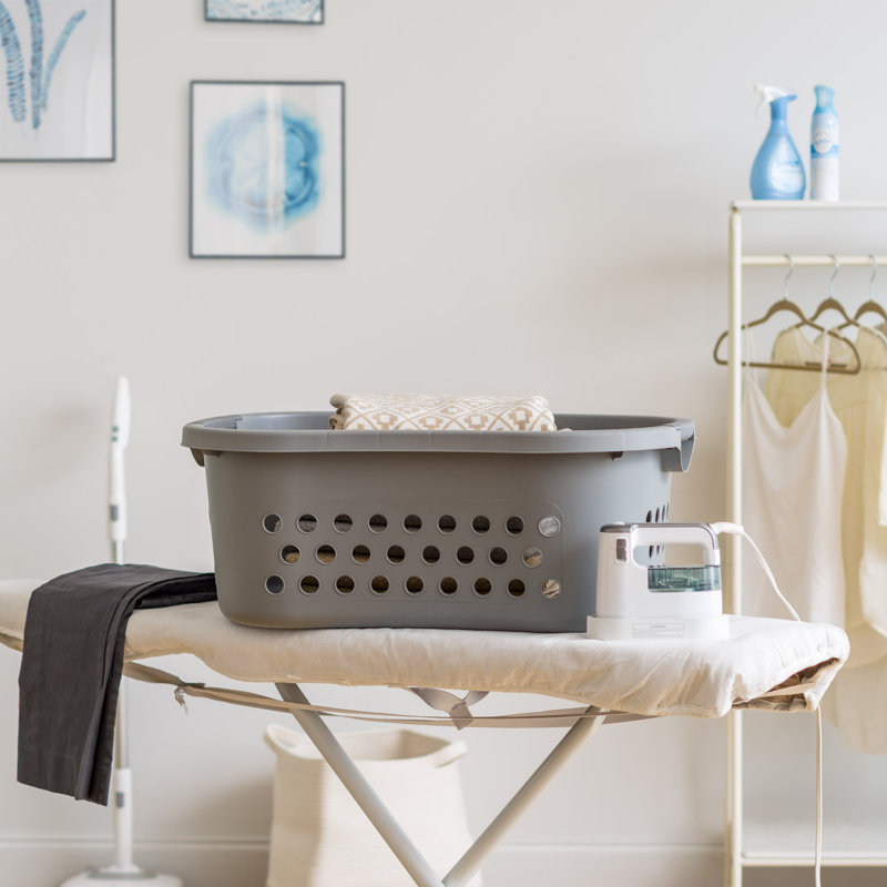 IRIS Plastic Laundry Basket with Handles