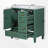 Megghan 30.03'' Single Bathroom Vanity with Ceramic Top-288705789