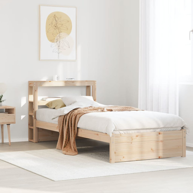 Bed Frame With Headboard Without Mattress, 96 x 224.5 cm
