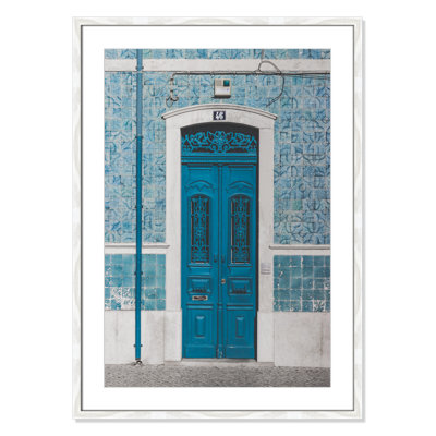 Blue Door of Caldas de Rainha Print