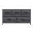 Commode de rangement avec 5 tiroirs de 2 tailles différentes-1213644868
