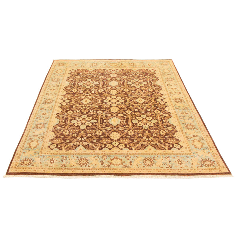 Tapis brun Peshawar Oushak 8 pi 0 po x 10 pi 2 po