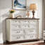Commode à tiroirs rustique en bois