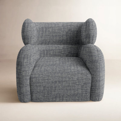 Pablo Upholstered Swivel Armchair