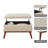 78'' Square Arms Sofa With Ottoman-45835970