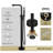 1 Clawfoot Tub Faucet with Hand Shower and Diverter