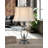 Revere Gunmetal Clear Table 27" Gunmetal with Clear Glass Table Lamp-134303967