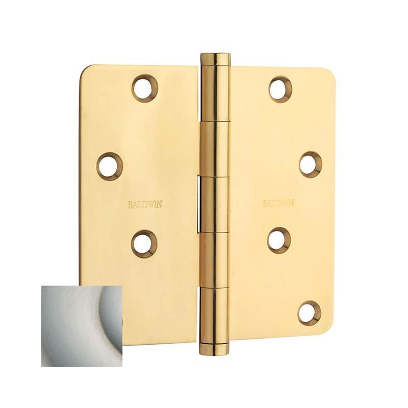 4" H x 4" W Butt Bearing Single Door Hinge, Lifetime Satin Nickel
