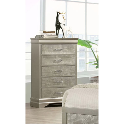 Mobilier de chambre à coucher 5 tiroirs 5 pièces