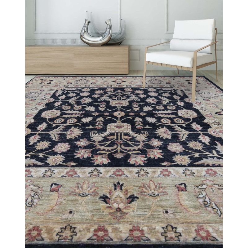 Ziegler Hand Woven Wool Oriental Area Rug