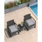 Ferlin 2-Person Outdoor Set – Wicker/Metal/Wood, Waterproof Cushions & UV-Resistant Frame-2017522847