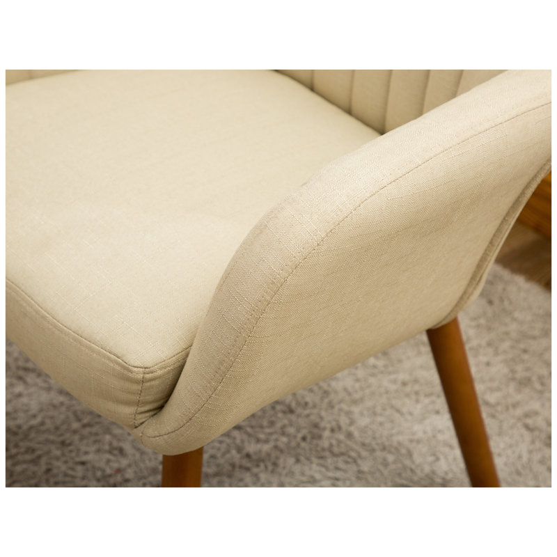 Chaise d'appoint Tuchico, Tan Polyester