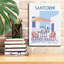 "Epic Graffiti" Santorini Poster 1 "par Omar Escalante, art mural sur toile, 12 po x 16 po