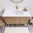 41.73228'' Single Bathroom Vanity with Acrylic Top-50066962