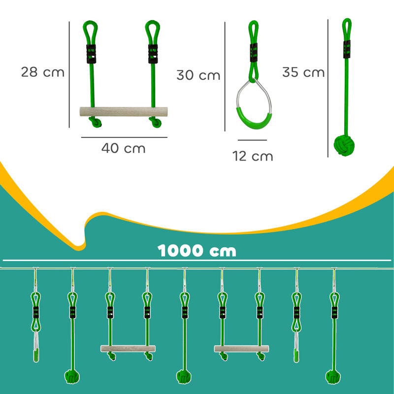 HOMCOM 2540cm W Polyester Climber