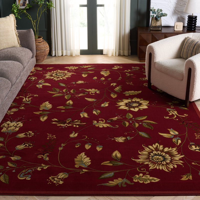 Tapis floral Klose Performance, Rectangle 8 pi x 11 pi