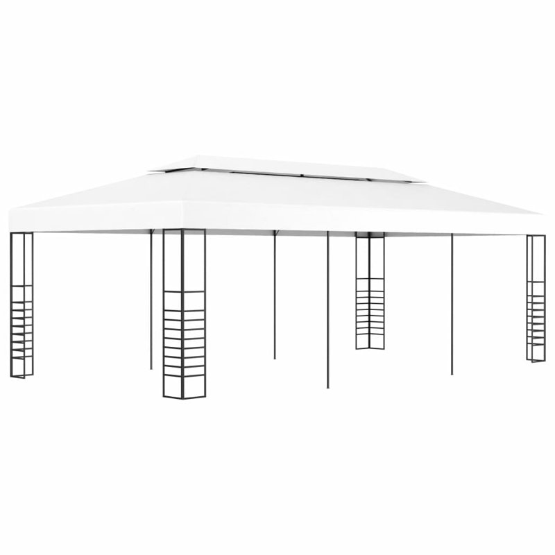 Garo 3m x 6m Steel Patio Gazebo, White